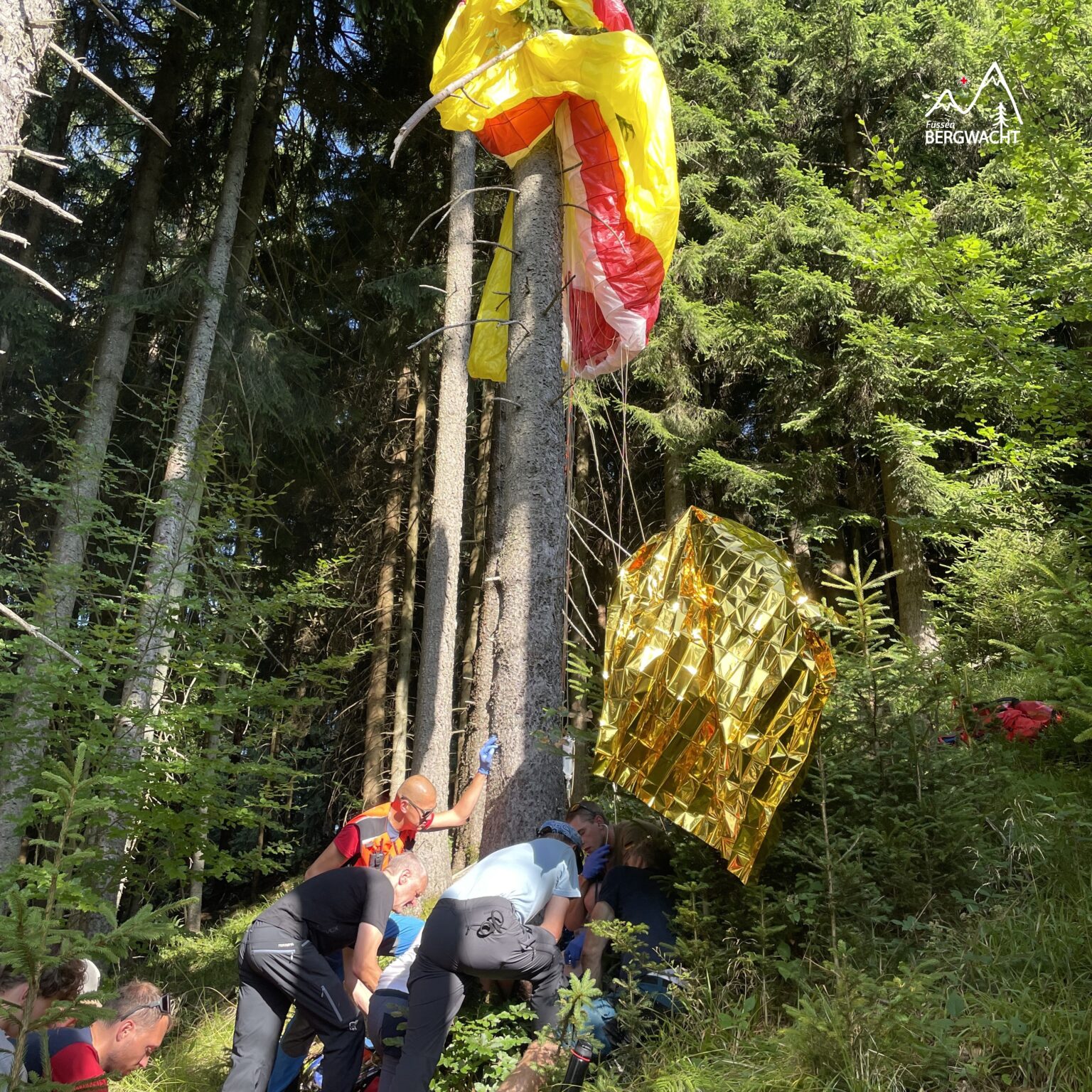 Gleitschrimflieger-Absturz auf dem Buchenberg