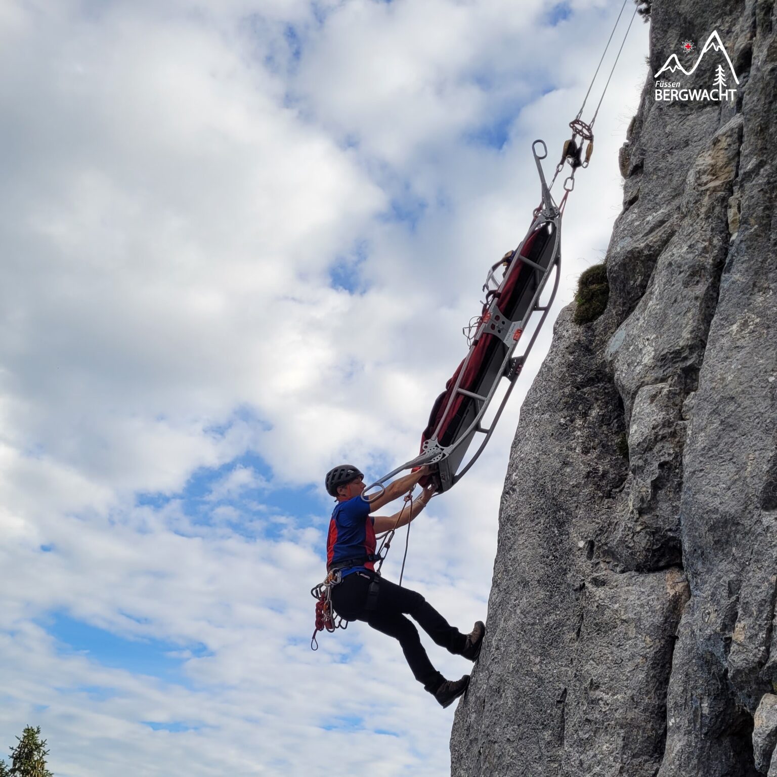 Bergretter der Bergwacht Füssen wieder aktiv