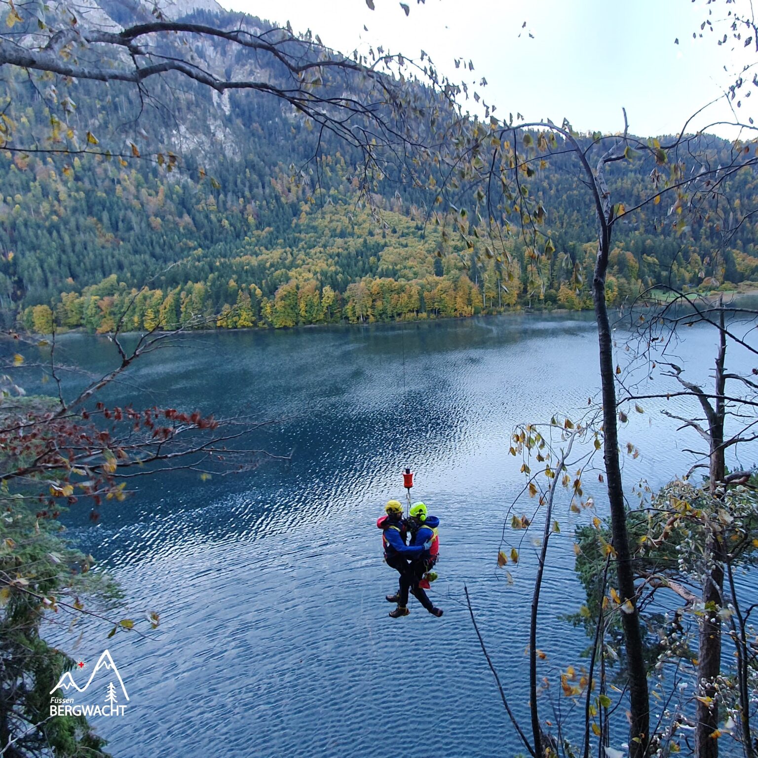 Überregionale Luftretterausbildung in Hohenschwangau