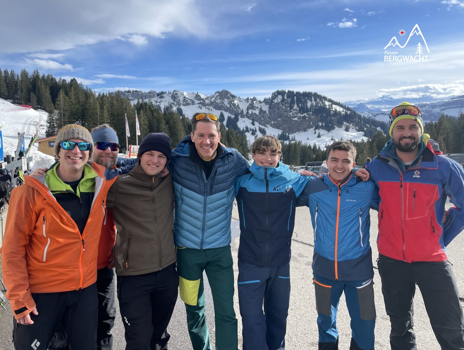 Eignungstest Winter der Bergwacht Allgäu