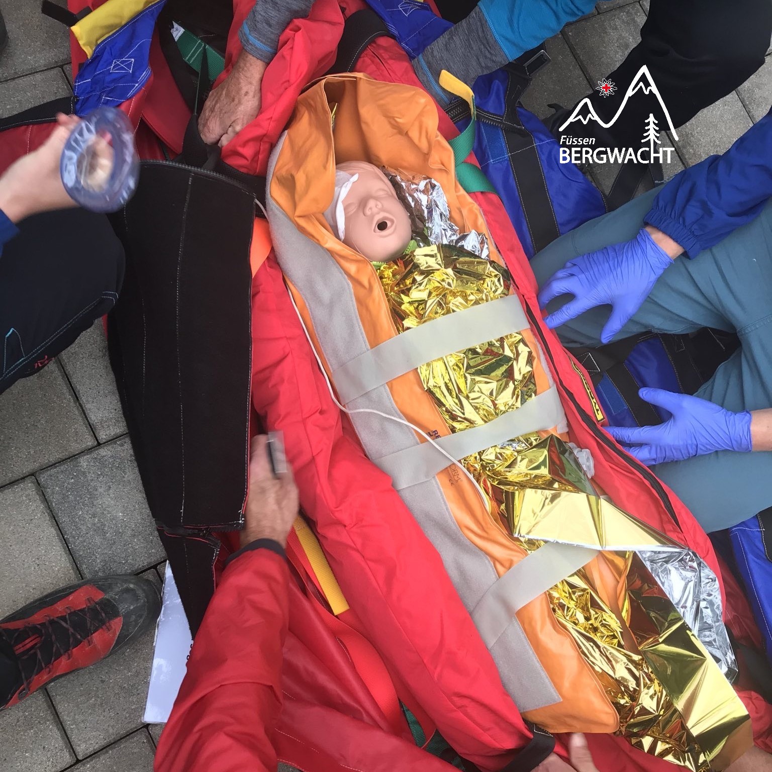 Bergwacht Füssen bereitet sich auf Kindernotfälle vor