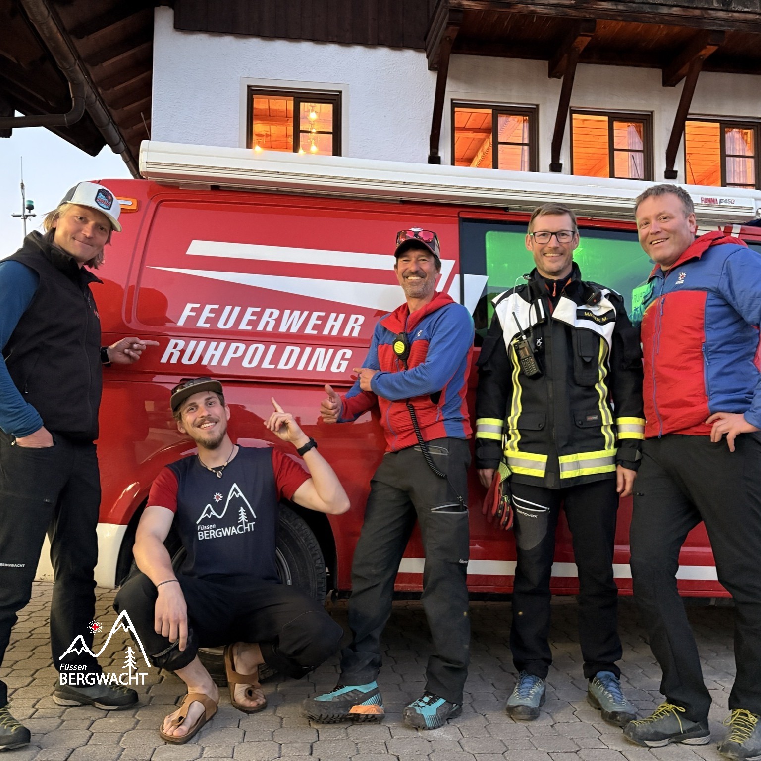 Bergwaldbrand in Ruhpolding