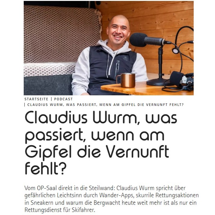 Podcast mit Claudius Wurm auf allgäu.de